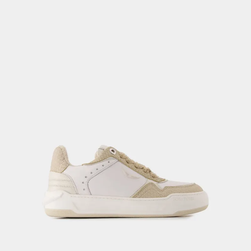 Wings Sneakers - Zadig & Voltaire - Leather - White