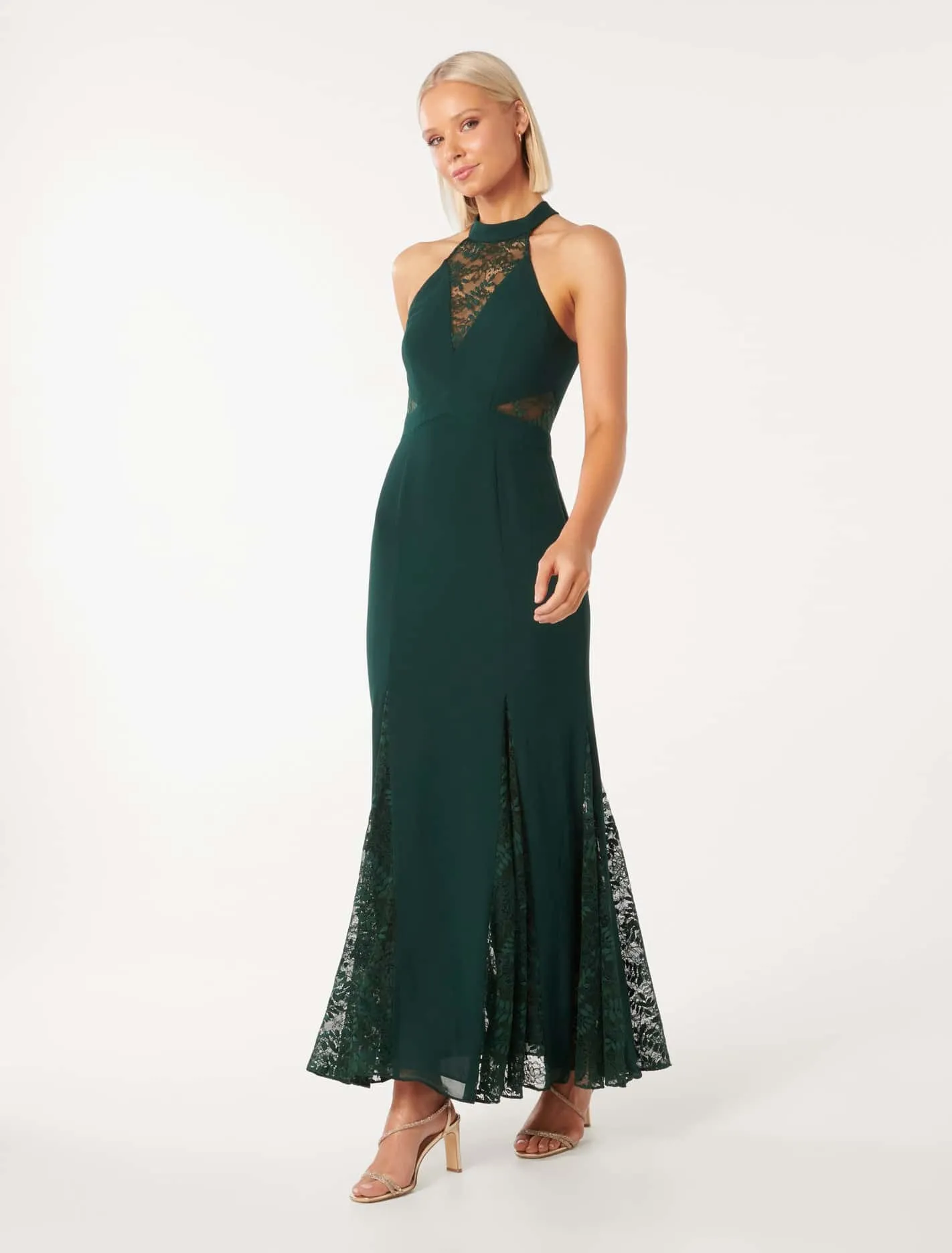 Winslet Lace Detail Maxi Dress