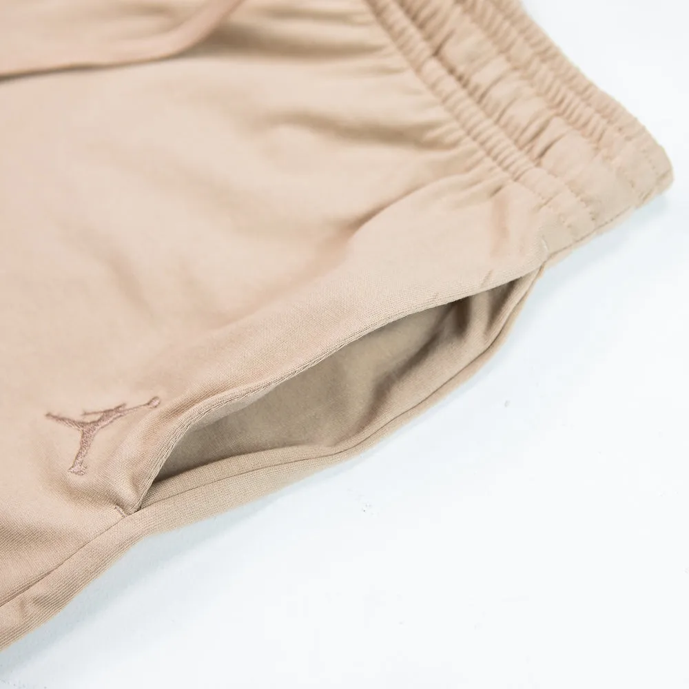 Wmns Jordan Knit Shorts (Medium Brown/Desert Dust)