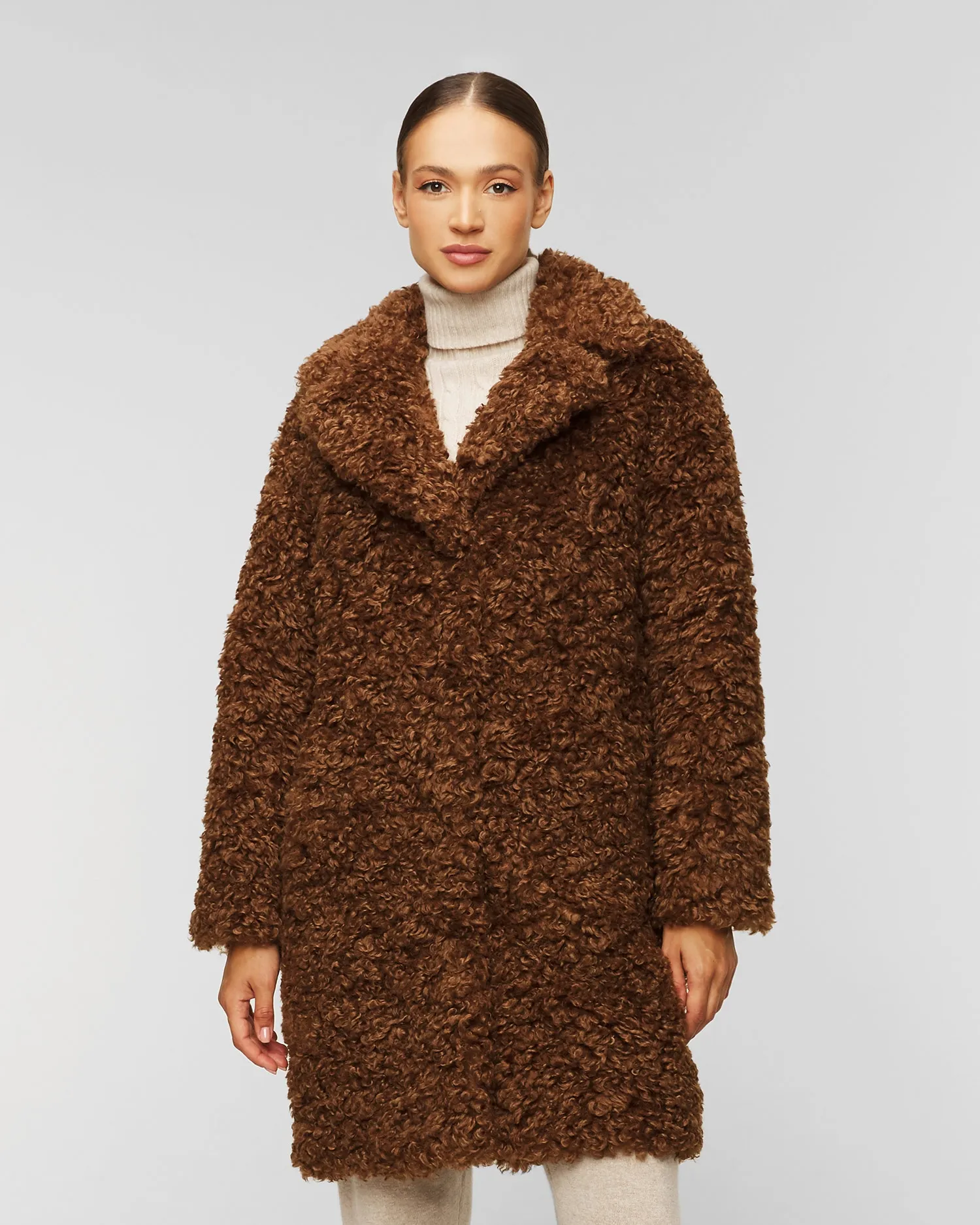 Women's fur coat Stand Studio Camille Cocoon 611379061-87000