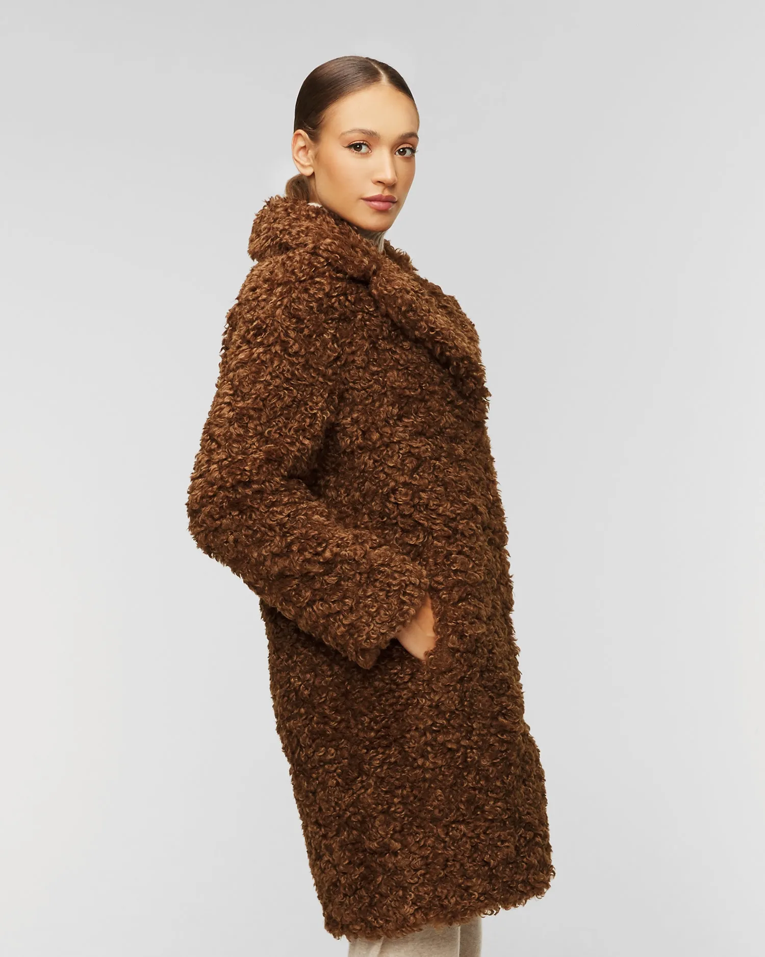 Women's fur coat Stand Studio Camille Cocoon 611379061-87000