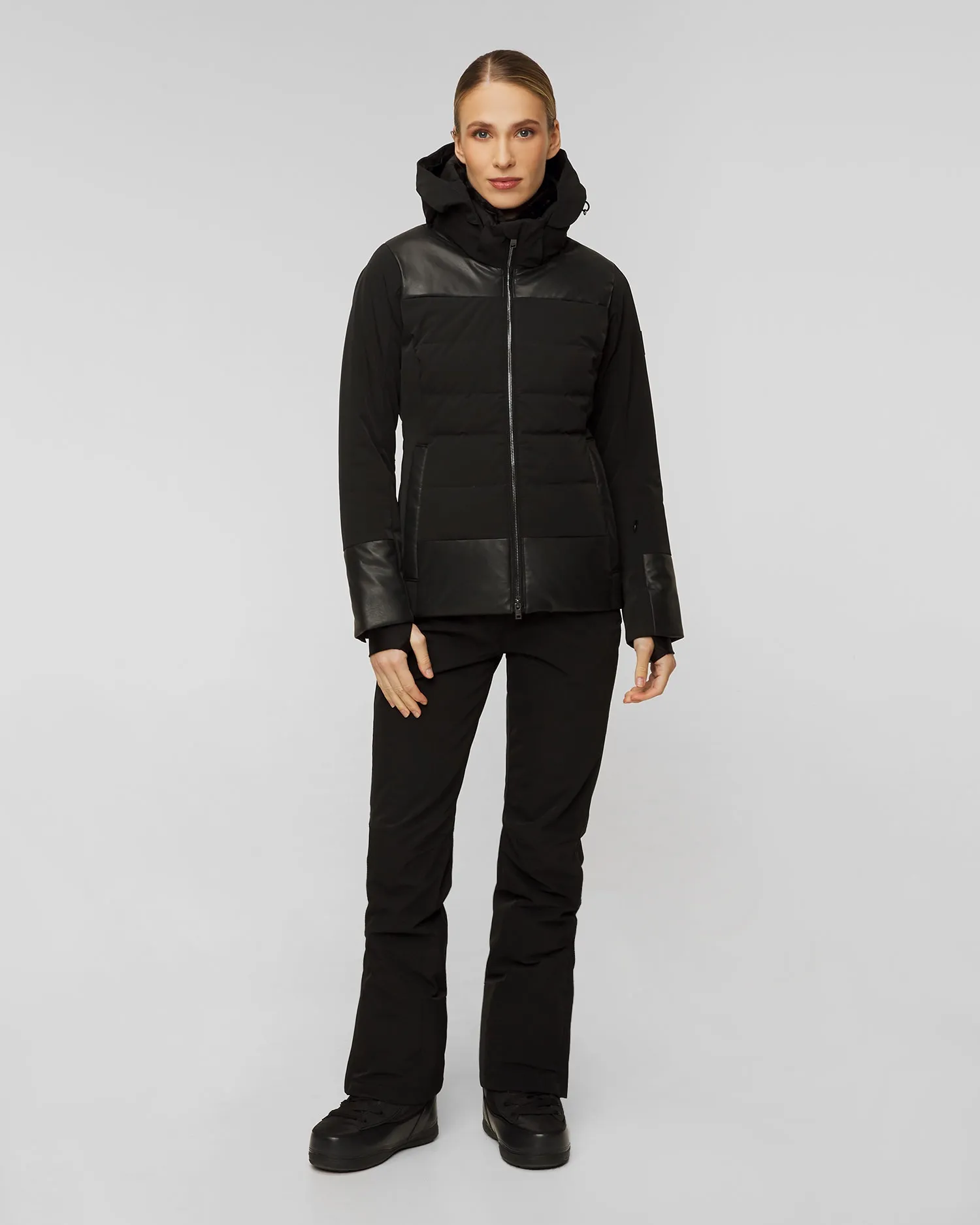 Women's ski jacket Descente Sharon DWWWGK15-blk