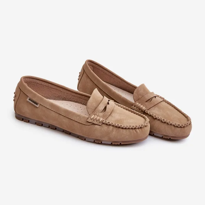 Women's Brown Celoria Eco Leather Moccasins