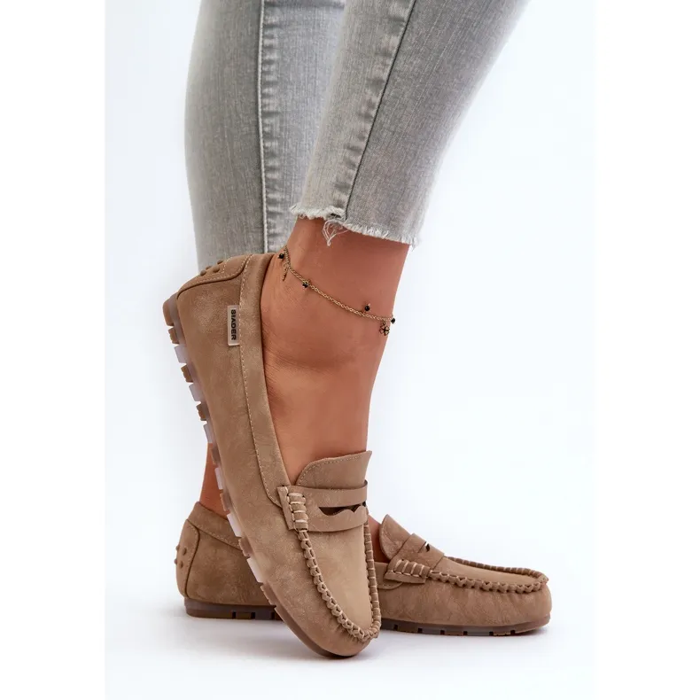 Women's Brown Celoria Eco Leather Moccasins