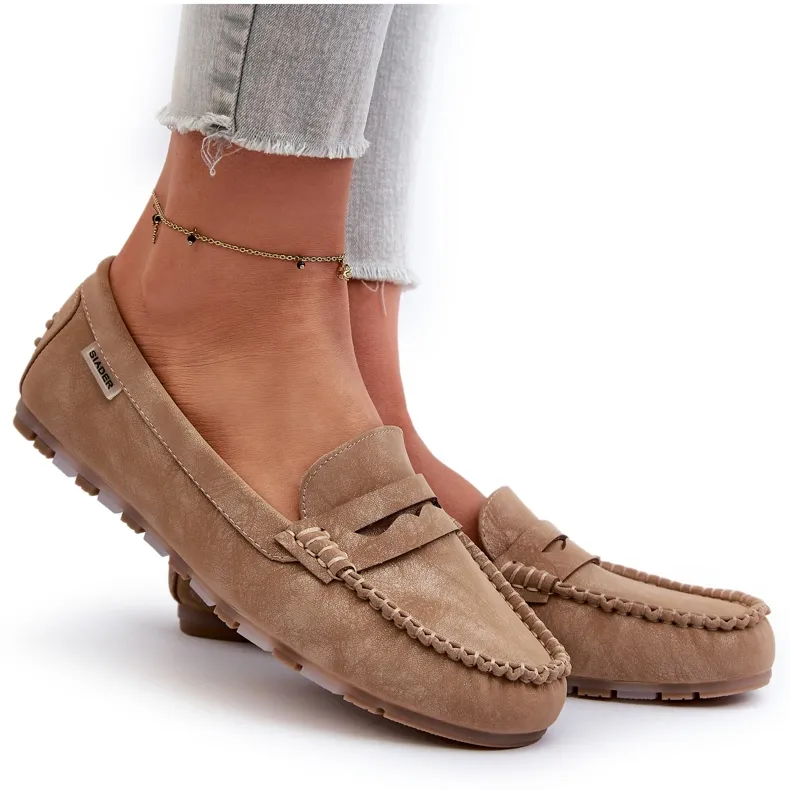 Women's Brown Celoria Eco Leather Moccasins