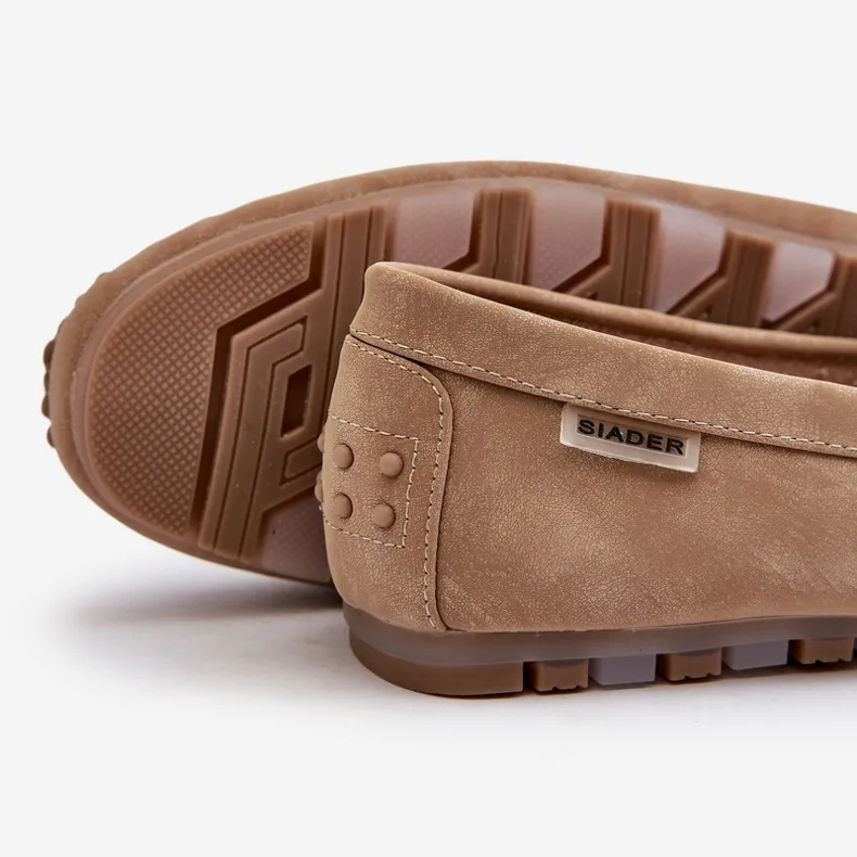 Women's Brown Celoria Eco Leather Moccasins