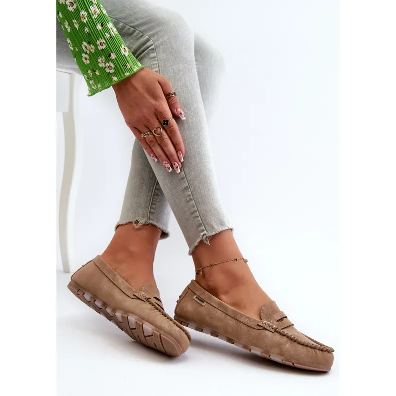 Women's Brown Celoria Eco Leather Moccasins