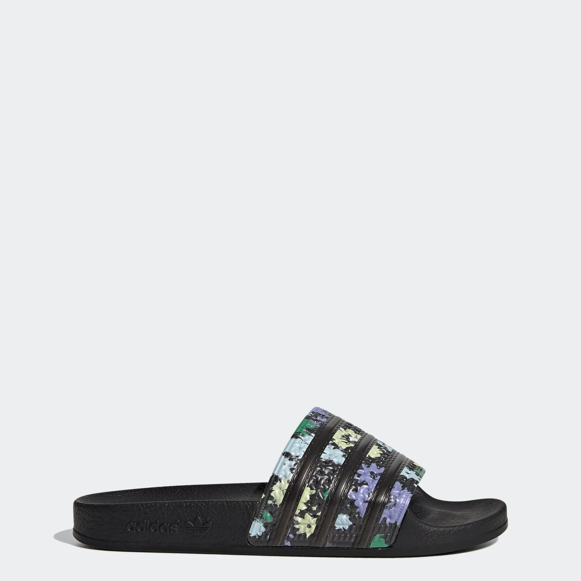 Women’s adidas Originals Adilette Slides Florals Black