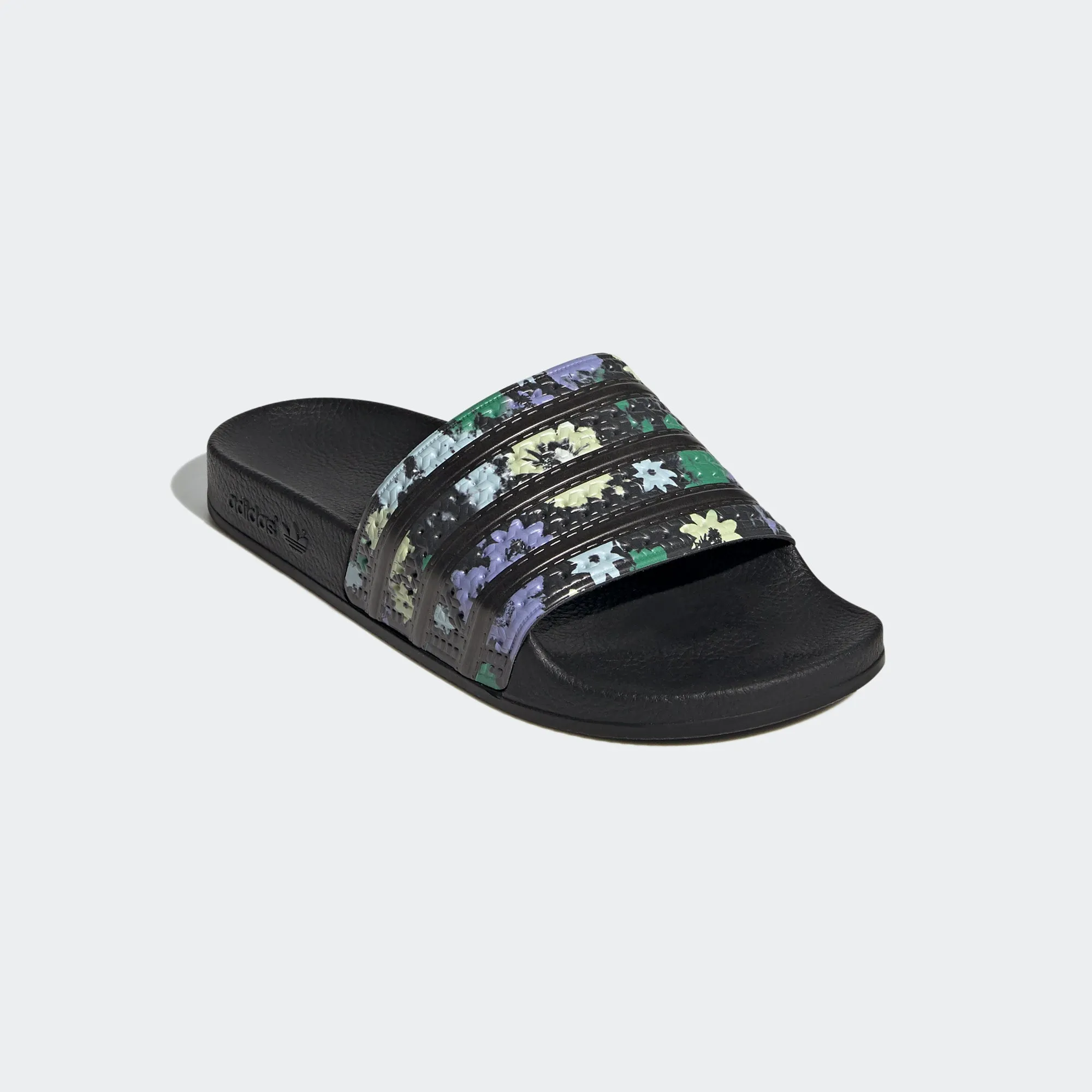 Women’s adidas Originals Adilette Slides Florals Black