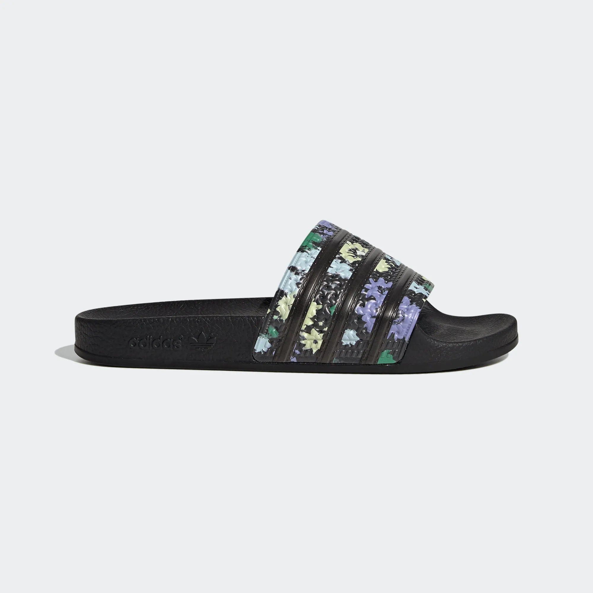 Women’s adidas Originals Adilette Slides Florals Black