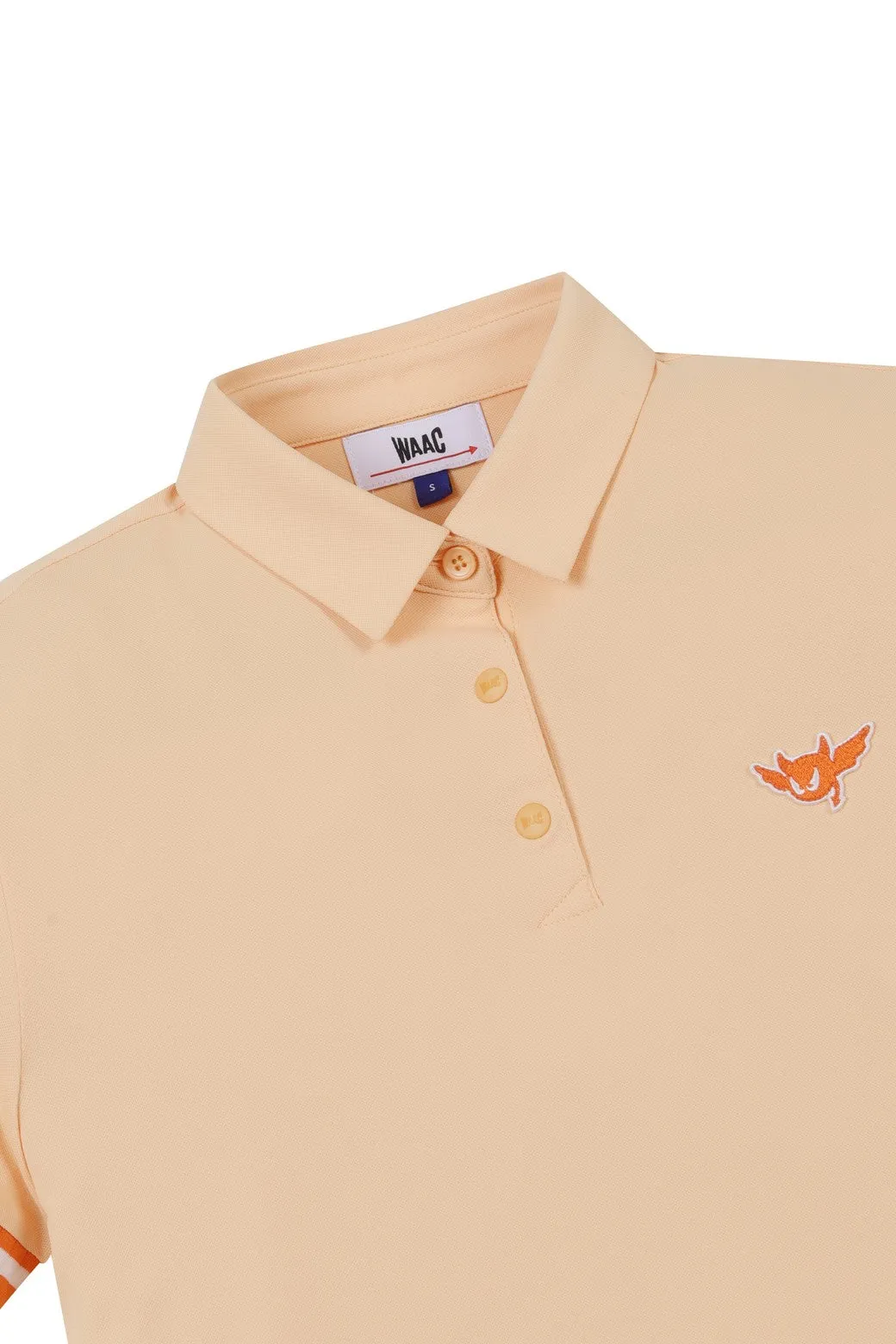 Women's ATHLETIC Flying WAACKY Pique Polo Orange