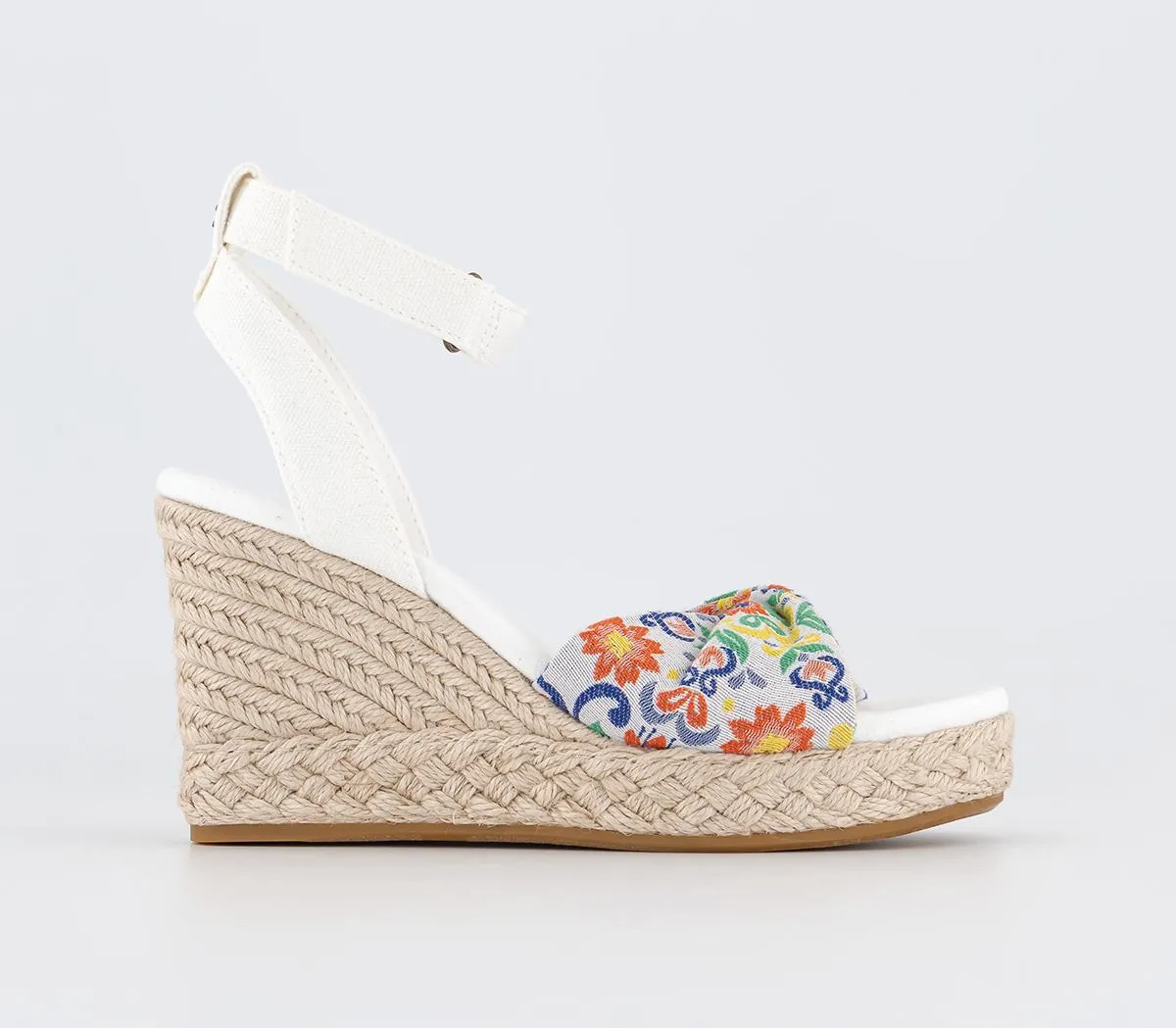 Womens Toms Mediterranean Jacquard Marisela Wedge Sandals