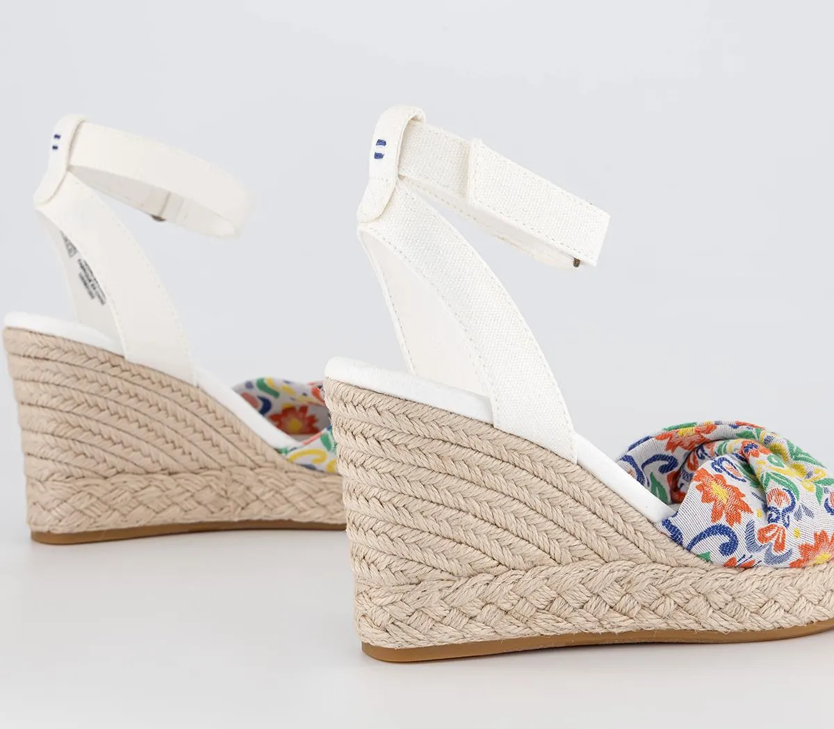 Womens Toms Mediterranean Jacquard Marisela Wedge Sandals