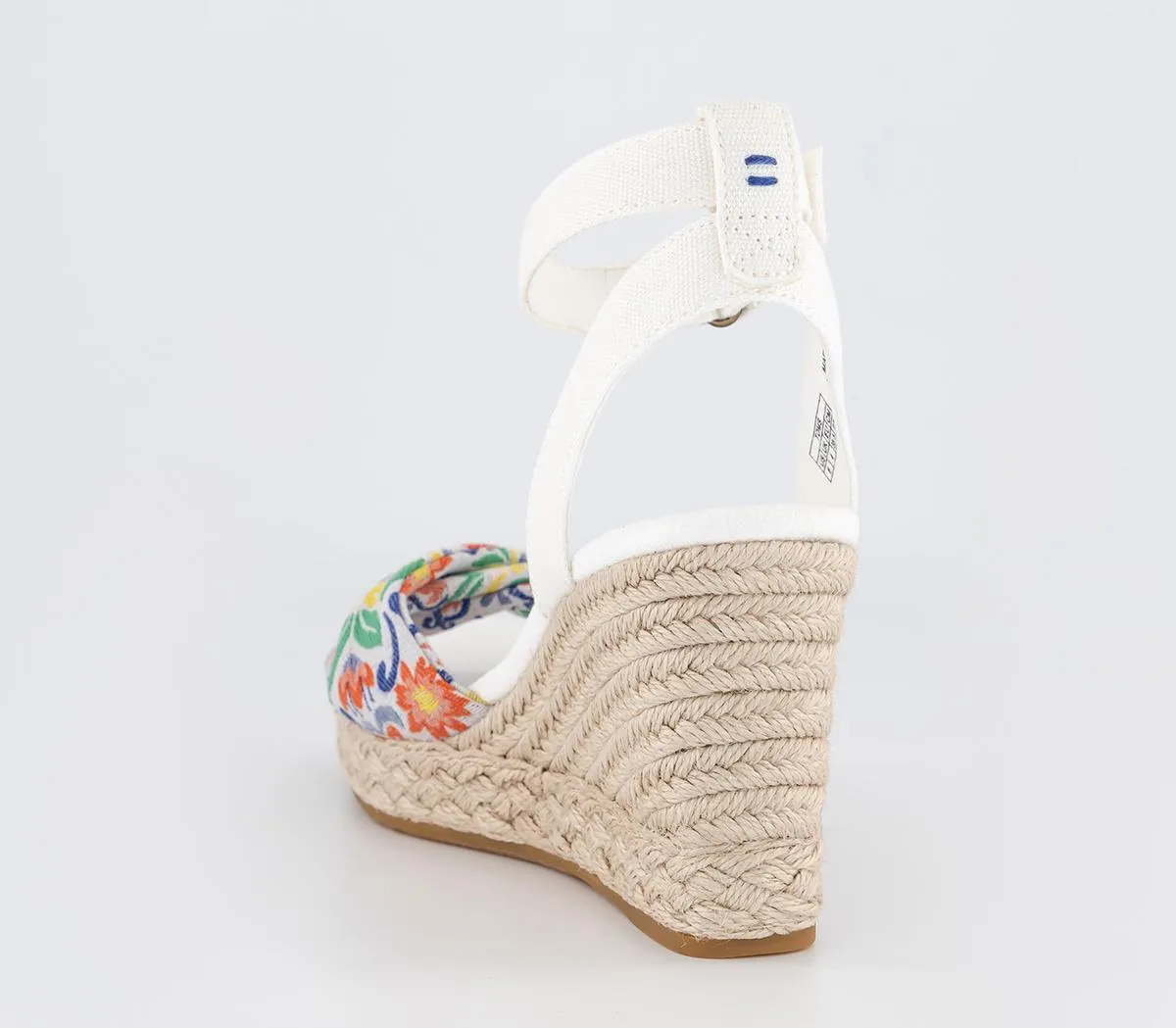 Womens Toms Mediterranean Jacquard Marisela Wedge Sandals