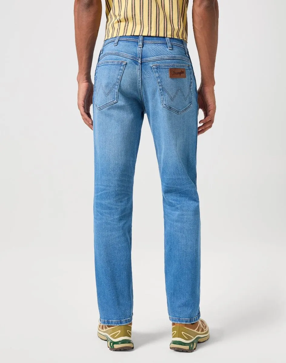 Wrangler Texas Stretch Denim Jeans Wagon Wheel