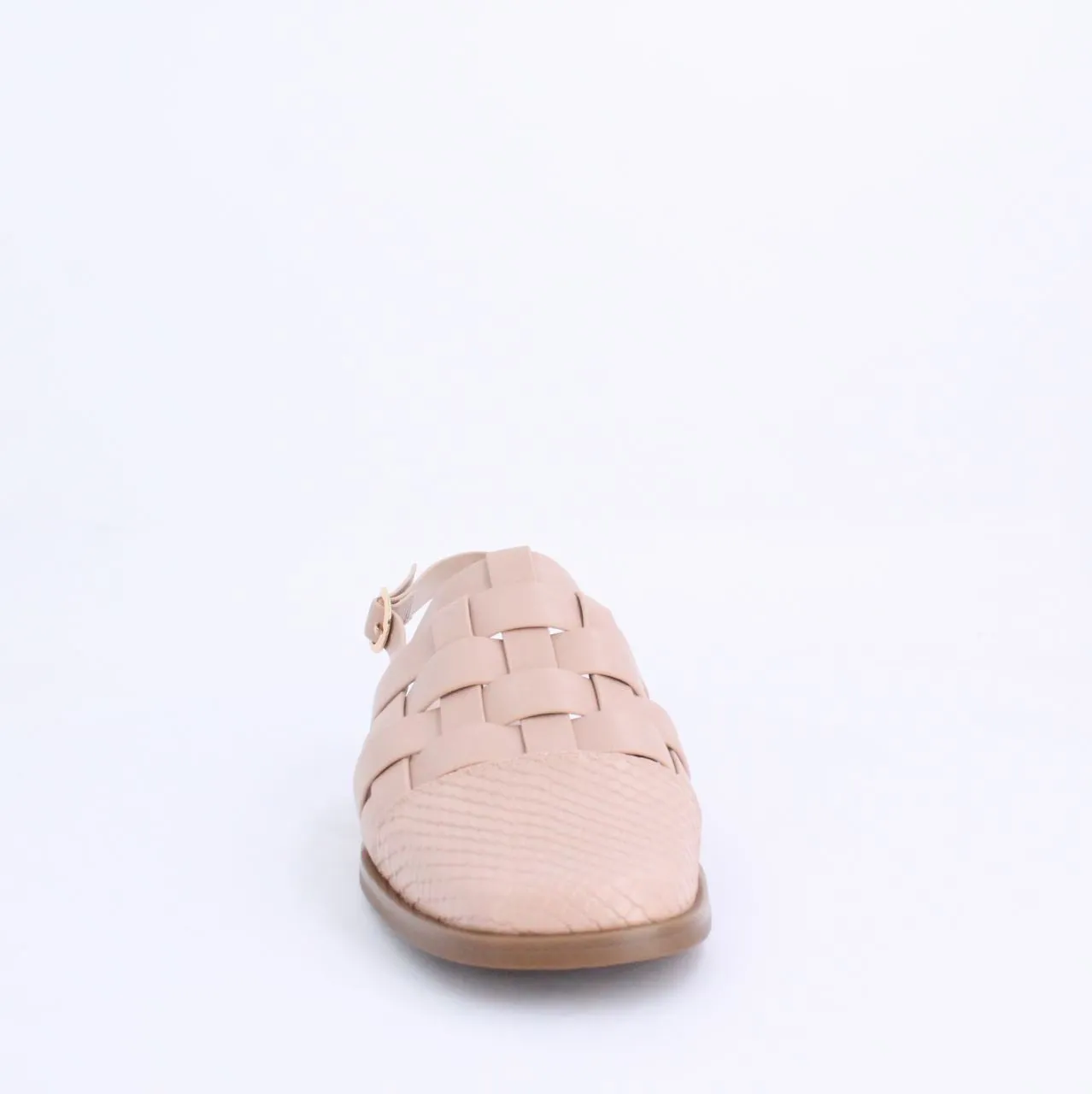 WYNNE MULE FLAT- NUDE