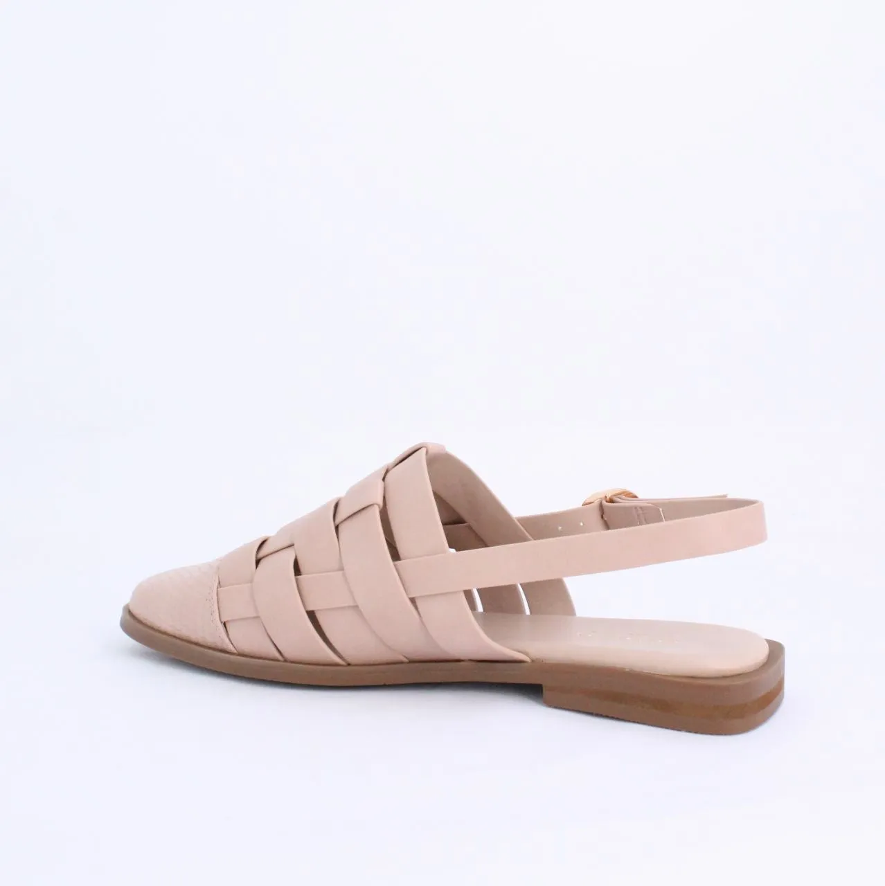 WYNNE MULE FLAT- NUDE