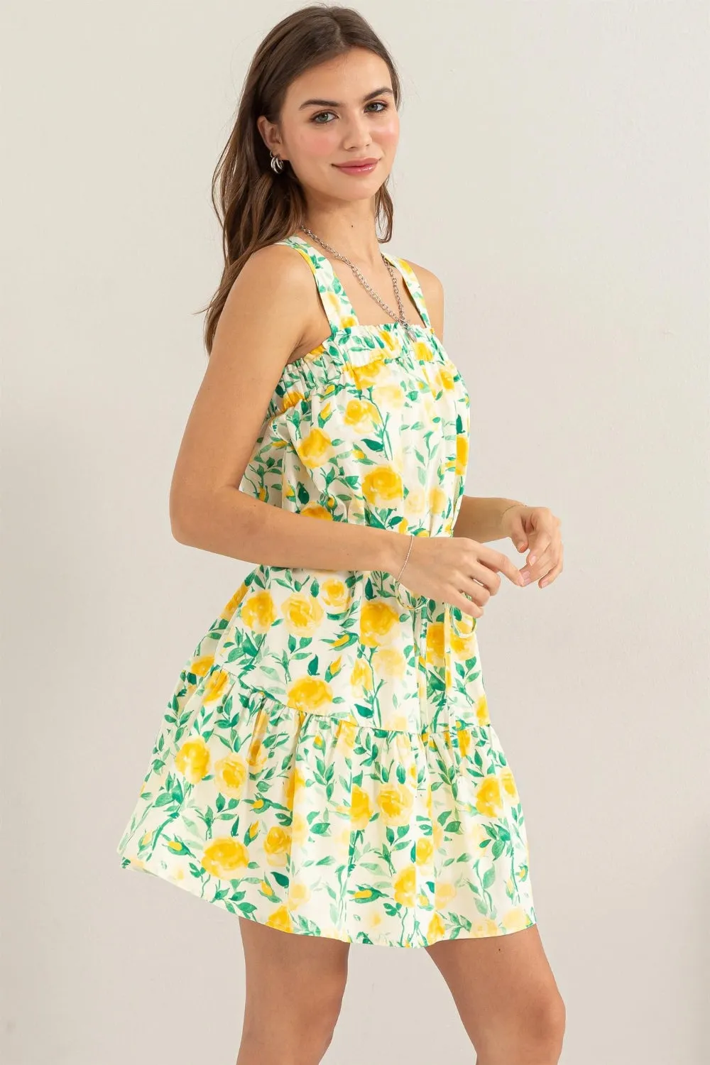 Yellow Flower Dress