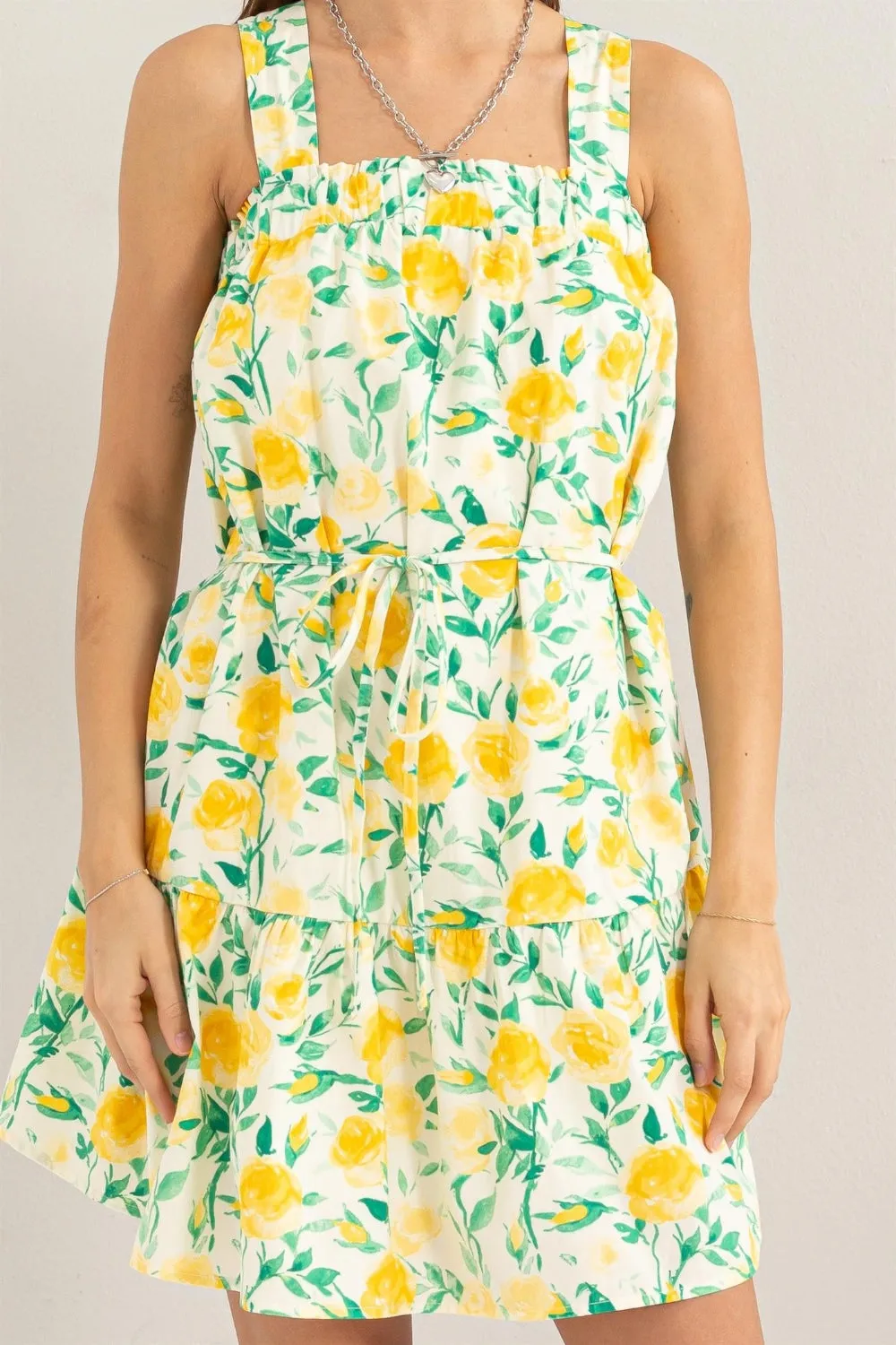 Yellow Flower Dress