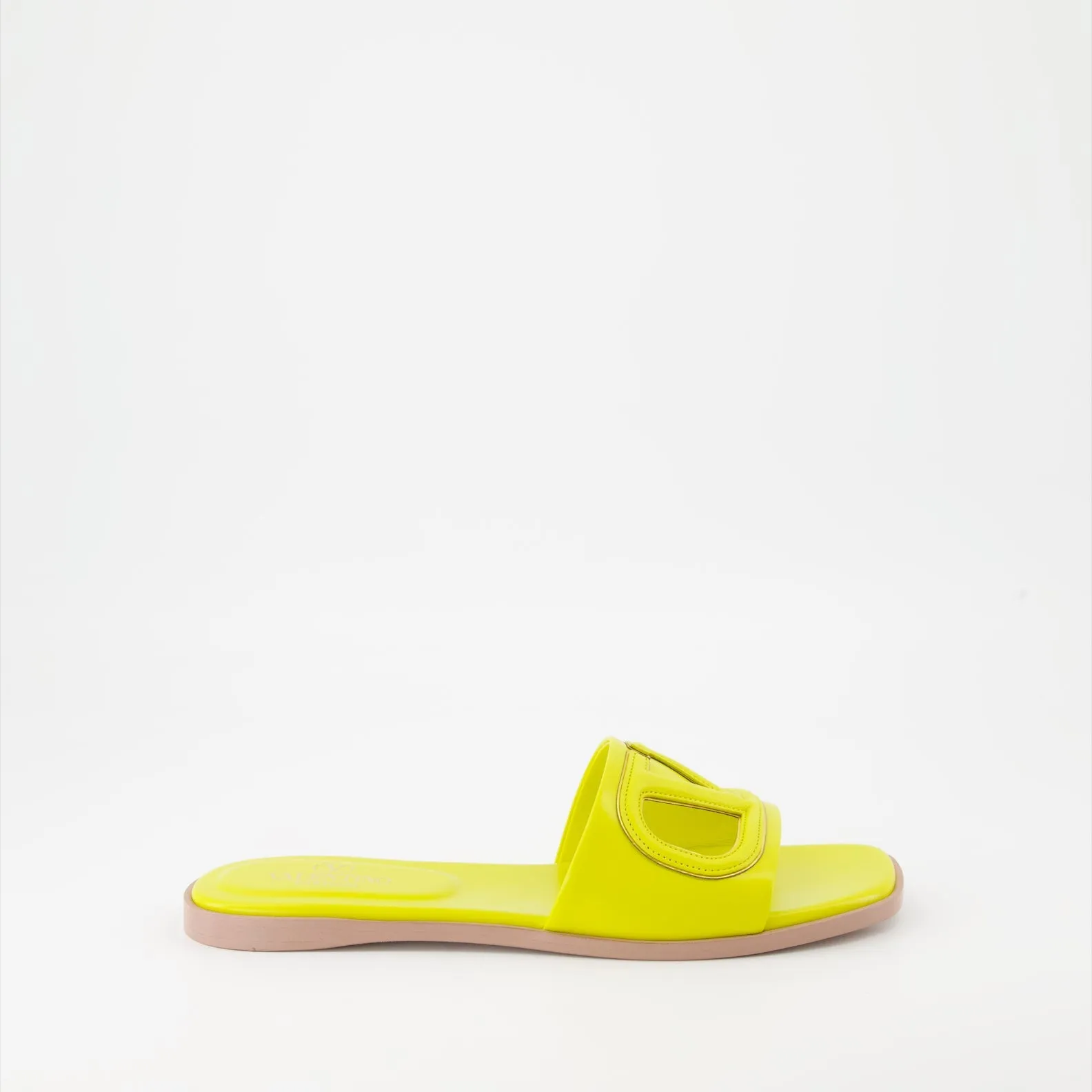 Yellow Leather VLogo Slides