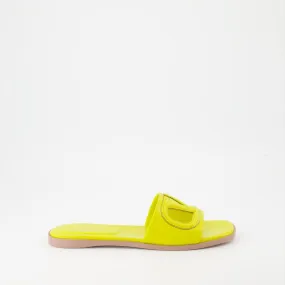 Yellow Leather VLogo Slides