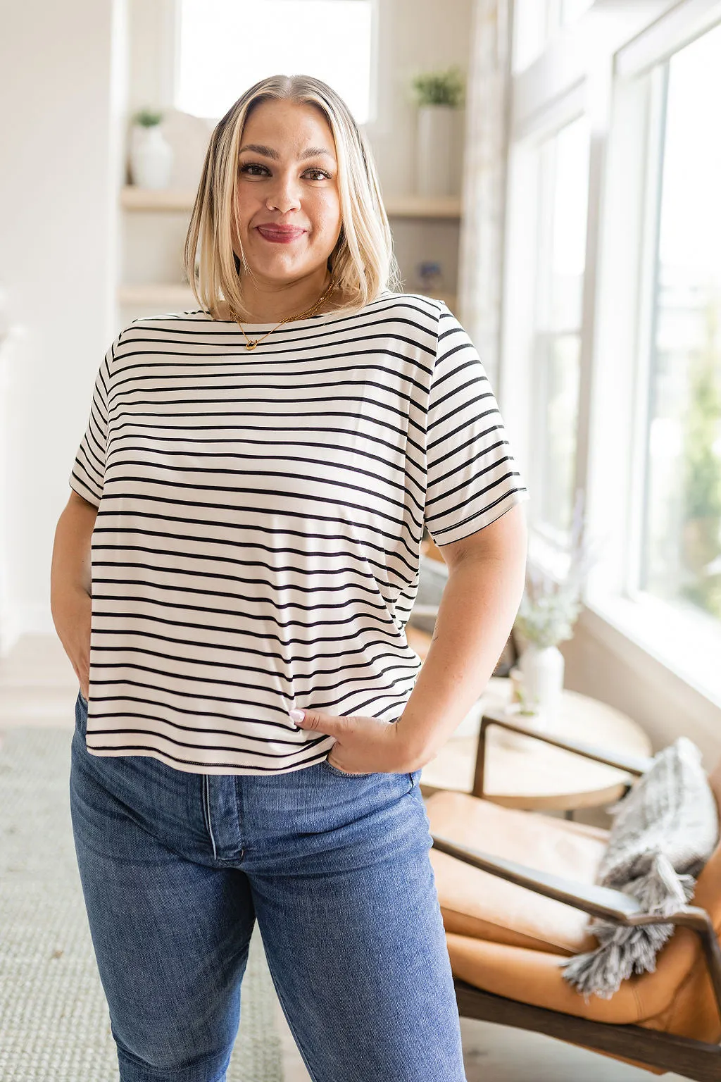 Sweetheart Striped Top - Shop Now