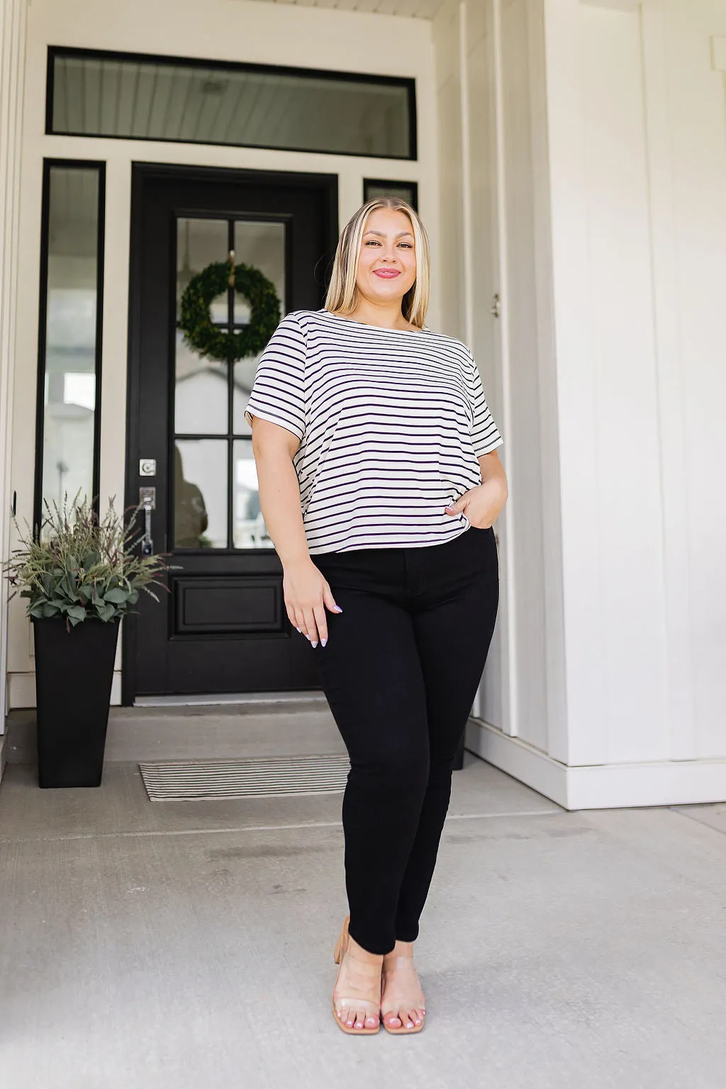 Sweetheart Striped Top - Shop Now