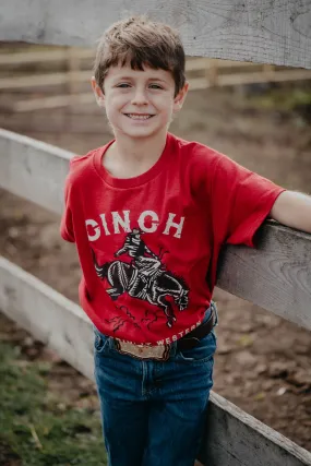 Youth 'Keepin' it Western' Red CINCH T-shirt (2T-4T, Youth S-XL)