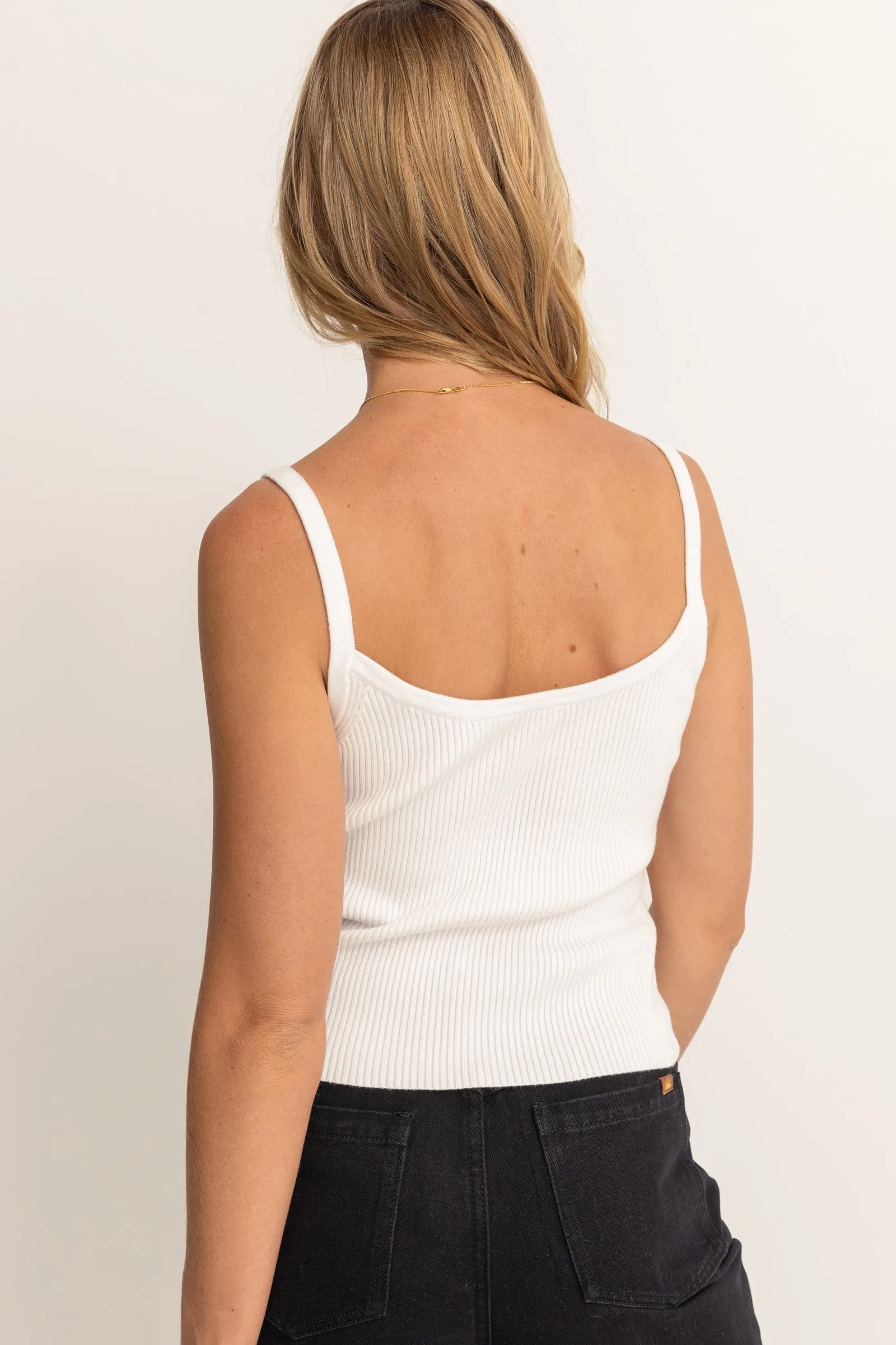 Yumi Knit Top White